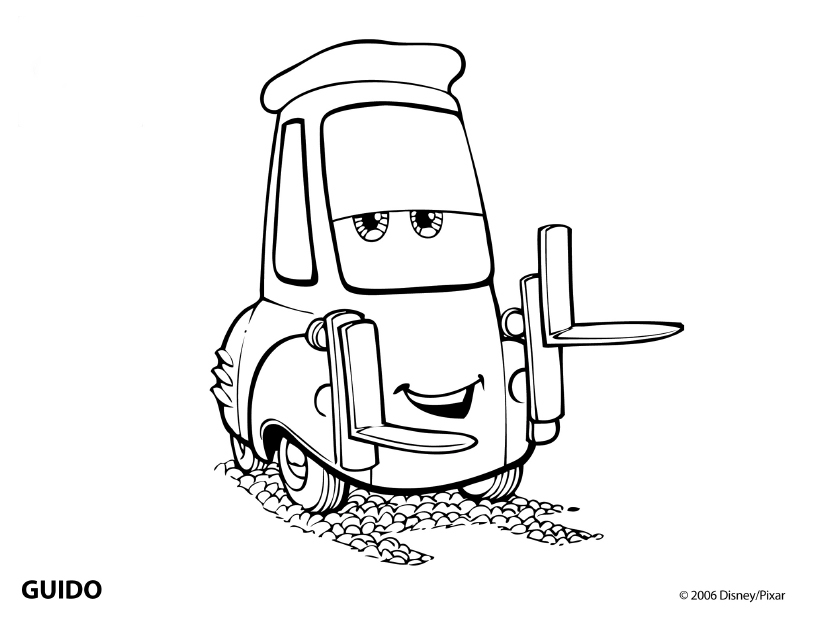 cars mate colouring pages